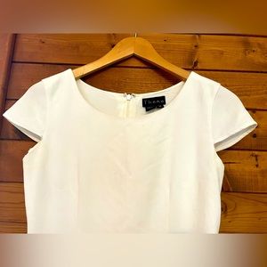 White cocktail dress size 36 (fits like 2-4)